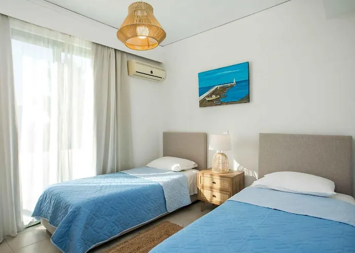 Beachfront Villa Rhodes Seashell